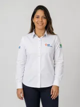 Camisa Social Vista Lisa - Manga Longa (Tricoline) - Camisas Sociais | América Uniformes MODERNA MENINAS MODA INFANTIL LTDA - foto 3