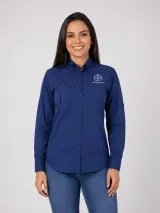 Camisa de Campo com Proteção UV 50+ - Manga Longa (Tricoline com Proteção UV 50) - Agronegócio | América Uniformes MODERNA MENINAS MODA INFANTIL LTDA - foto 1