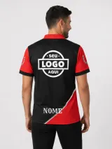 Camiseta Gola Polo - Manga Curta (Dry Fit Sublimado) - Camisa Polo | América Uniformes MODERNA MENINAS MODA INFANTIL LTDA - foto 2