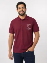 Camiseta Polo Personalizada Rancho Paraiso Vinho - Agronegócio - Agronegócio | América Uniformes MODERNA MENINAS MODA INFANTIL LTDA - foto 2