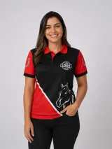 Camiseta Gola Polo - Manga Curta (Dry Fit Sublimado) - Camisa Polo | América Uniformes MODERNA MENINAS MODA INFANTIL LTDA - foto 3