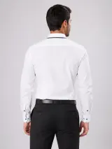 Camisa Social Feminina Personalizada Branca Manga Longa para Uniforme Corporativo - Camisas Sociais | América Uniformes MODERNA MENINAS MODA INFANTIL LTDA - foto 2