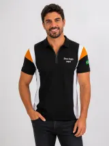 Camisa Polo com Zíper Personalizada Masculina e Feminina para Uniforme Empresarial - Camisa Polo | América Uniformes MODERNA MENINAS MODA INFANTIL LTDA - foto 1