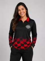 Camiseta Gola Polo - Manga Longa (Dry Fit Sublimado) - Camisa Polo | América Uniformes MODERNA MENINAS MODA INFANTIL LTDA - foto 3