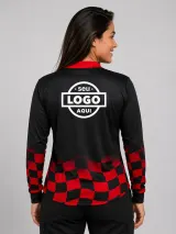 Camiseta Gola Polo - Manga Longa (Dry Fit Sublimado) - Camisa Polo | América Uniformes MODERNA MENINAS MODA INFANTIL LTDA - foto 4