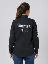 Camisa de Comitiva Personalizada Vira Latas Preta Manga Longa Masculina e Feminina - Comitiva | América Uniformes MODERNA MENINAS MODA INFANTIL LTDA - foto 4