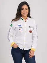 Camisa de Rodeio Personalizada Expo Ipixuna Branca Manga Longa Masculina e Feminina - Comitiva | América Uniformes MODERNA MENINAS MODA INFANTIL LTDA - foto 3