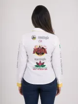 Camisa de Rodeio Personalizada Expo Ipixuna Branca Manga Longa Masculina e Feminina - Comitiva | América Uniformes MODERNA MENINAS MODA INFANTIL LTDA - foto 4