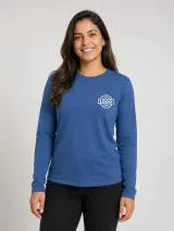 Camiseta Gola O - Manga Longa (PV Estampado) - Camisetas Gola O/V | América Uniformes MODERNA MENINAS MODA INFANTIL LTDA - foto 1