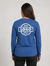 Camiseta Gola O - Manga Longa (PV Estampado) - Camisetas Gola O/V | América Uniformes MODERNA MENINAS MODA INFANTIL LTDA - foto 4