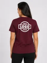 Camiseta Gola O - Manga Curta (Malha Menegotti 100% algodão) - Camisetas Gola O/V | América Uniformes MODERNA MENINAS MODA INFANTIL LTDA - foto 4
