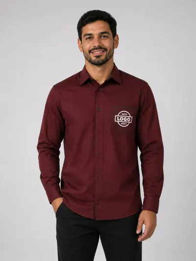 Camisa Aberta Tradicional - Manga Longa (Tricoline 100% algodão)