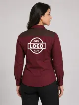 Camisa Aberta Tradicional - Manga Longa (Tricoline 100% algodão) - Camisas Sociais | América Uniformes MODERNA MENINAS MODA INFANTIL LTDA - foto 4