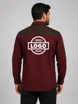 Camisa Aberta Tradicional - Manga Longa (Tricoline 100% algodão) - Camisas Sociais | América Uniformes MODERNA MENINAS MODA INFANTIL LTDA - foto 3