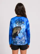 Camiseta Gola O - Manga Longa (Dry Fit Sublimado) - Camisetas Gola O/V | América Uniformes MODERNA MENINAS MODA INFANTIL LTDA - foto 4