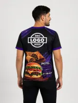 Camiseta Gola O - Manga Curta (Dry Fit Sublimado) - Camisetas Gola O/V | América Uniformes MODERNA MENINAS MODA INFANTIL LTDA - foto 2