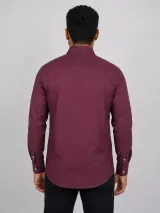 Camisa Social Vista Italiana com Bolso - Manga Longa (Tricoline) - Camisas Sociais | América Uniformes MODERNA MENINAS MODA INFANTIL LTDA - foto 3