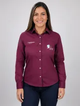 Camisa Social Vista Italiana com Bolso - Manga Longa (Tricoline) - Camisas Sociais | América Uniformes MODERNA MENINAS MODA INFANTIL LTDA - foto 1